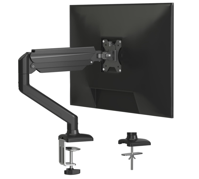 Кронштейн для монітора Suptek 13–32" | Настільне кріплення з газліфтом VESA 75×75 / 100×100 мм, навантаження до 9 кг - зображення 2
