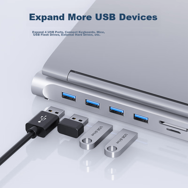 Док-станция Acer Type-C Expansion Dock 11-In для подключения HDMI/VGA/USB, зарядного устройства PD, кардридера, 3,5-мм аудиоразъема и Ethernet-адаптера. - Фото 5 Док-станция Acer Type-C Expansion Dock 11-In для подключения HDMI/VGA/USB, зарядного устройства PD, кардридера, 3,5-мм аудиоразъема и Ethernet-адаптера. - изображение 5