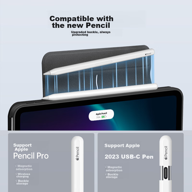 Чехол для планшета Apple iPad Air 11" 2026/2025/2024/Air 5 2022/Air 4 2020 ESR Black - Фото 9 Чехол для планшета Apple iPad Air 11" 2026/2025/2024/Air 5 2022/Air 4 2020 ESR Black - изображение 9
