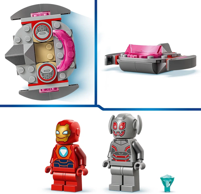 Конструктор LEGO Marvel Альтрон проти Залізної Людини 96 деталей (11209) - зображення 5