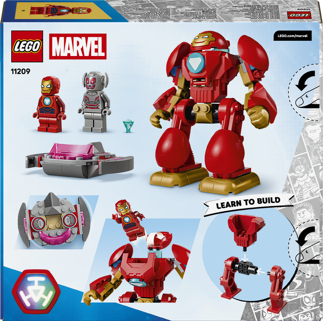 Конструктор LEGO Marvel Альтрон проти Залізної Людини 96 деталей (11209) - зображення 9