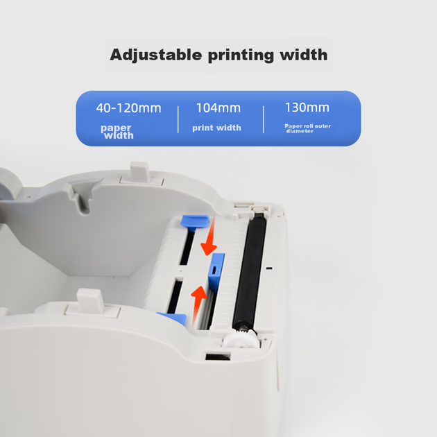 Термопринтер этикеток Gprinter GP-1324D для компьютера, версия с USB, для экспресс-доставки, печати этикеток, этикеток, этикеток для одежды, розничной торговли, складской логистики, печати штрихкодов. - Фото 2 Термопринтер этикеток Gprinter GP-1324D для компьютера, версия с USB, для экспресс-доставки, печати этикеток, этикеток, этикеток для одежды, розничной торговли, складской логистики, печати штрихкодов. - изображение 2