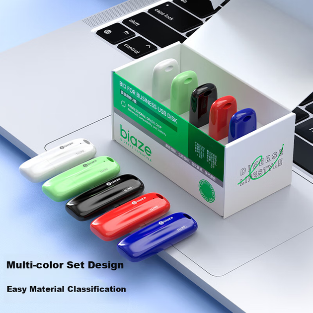Флешка BIAZE UP11, 512 МБ, USB 2.0, набор 5 шт, для тендеров - изображение 10