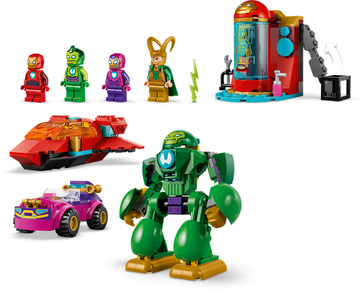 Конструктор LEGO Marvel Локі проти команди Залізної Людини 204 деталі (11211) - зображення 5
