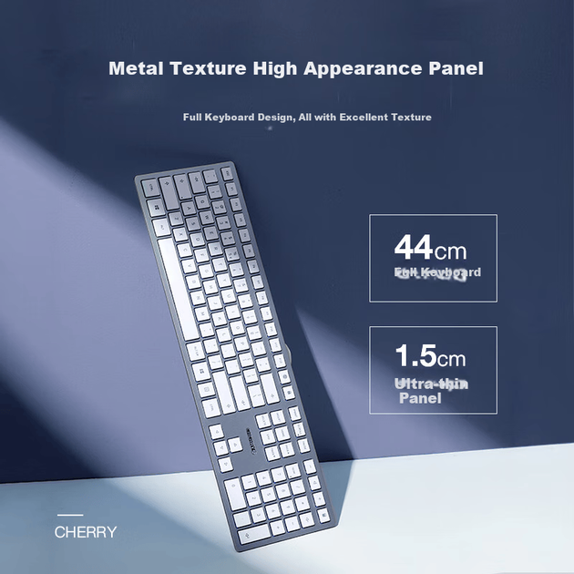 Клавиатура проводная Cherry KC6000 USB UA Серебристый - Фото 4 Клавиатура проводная Cherry KC6000 USB UA Серебристый - изображение 4