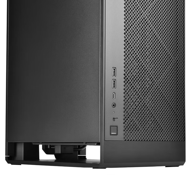 Корпус Silverstone ALTA G1M Black MATX (вертикальная вентиляция, Type-C, 18-сантиметровый ARGB-вентилятор, совместимость с длинными видеокартами) - изображение 6