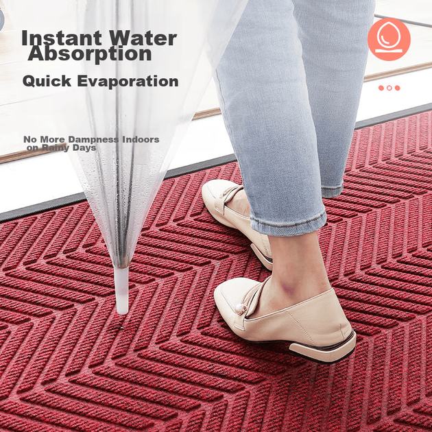 Коврик входной Dajiang противоскользящий 90×150 см - изображение 6