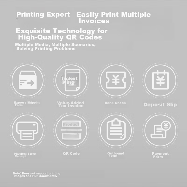 Матричний принтер PRINT-RITE PR-730, принтер рахунків-фактур з ПДВ, вихідних накладних, документів, податкових квитанцій, спеціалізований для рахунків та чеків, подача паперу спереду та ззаду, принтер для копіювання 1+5 сторінок - изображение 6