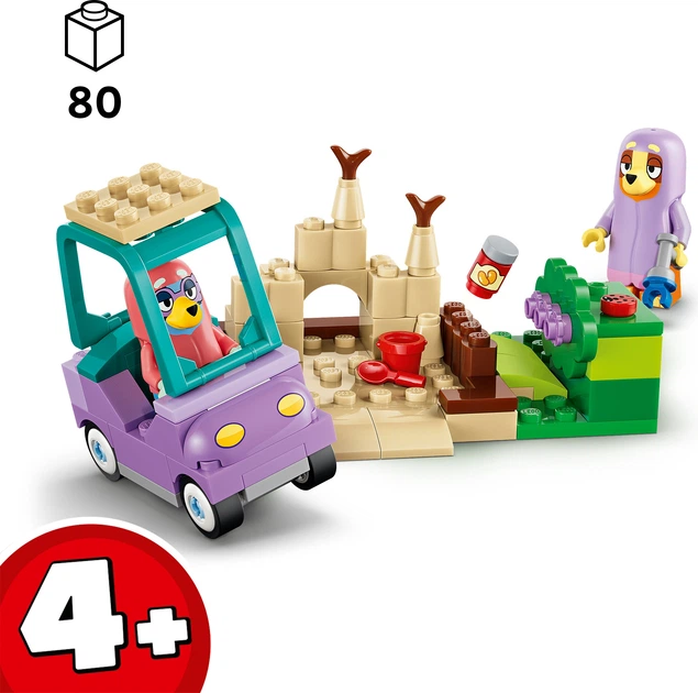 Конструктор LEGO Bluey Бабусі з Бінго та Блуї 80 деталей (11216) - зображення 3