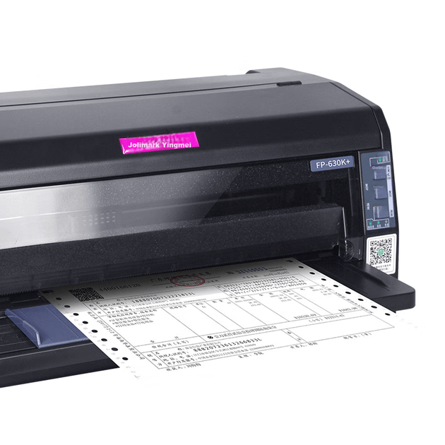 Jolimark FP-630K+, 24-контактный 7-разрядный многофункциональный матричный принтер, для печати отчетов и ваучеров по продажам и складскому учету, а также счетов-фактур на транспортные средства. - изображение 6