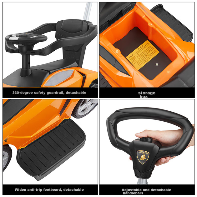 Машинка-каталка CHILOKBO Lamborghini детская для 1-3 лет (6938360701821) - изображение 6