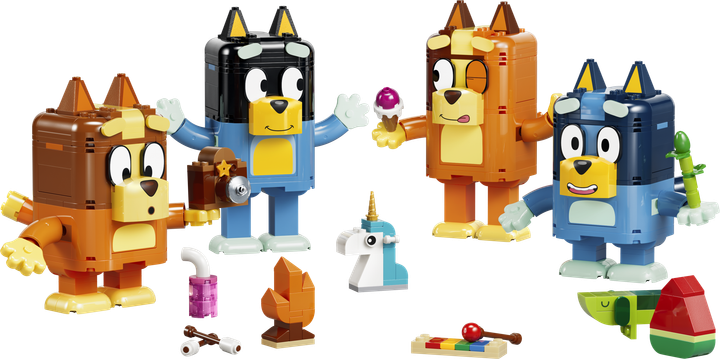 Конструктор LEGO Bluey Сім'я Блуї з кубиків 466 деталей (11217) - зображення 2
