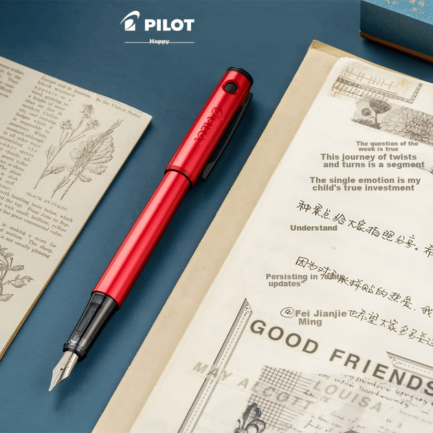 Набор перьевых ручек PILOT Explorer, новый, в подарочной коробке, с чернилами, подарочная ручка для мужчин и женщин, подарок для друзей, FPEX1 FMLG F Nib Green Aurora - изображение 8