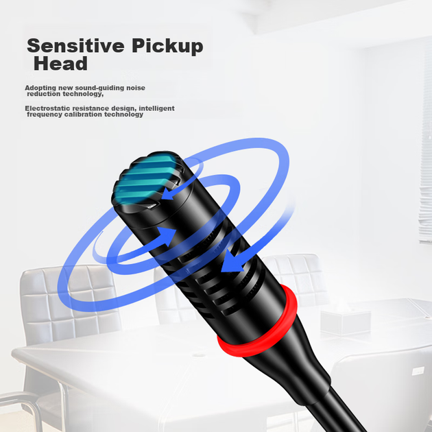 Микрофон SAST OK-111 USB беспроводной на гибкой стойке - изображение 4