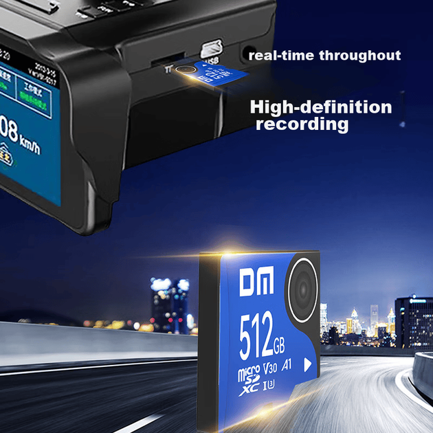 Карта пам'яті DM microSDXC 512GB Class 10 UHS-I U3 V30 A1 - зображення 4