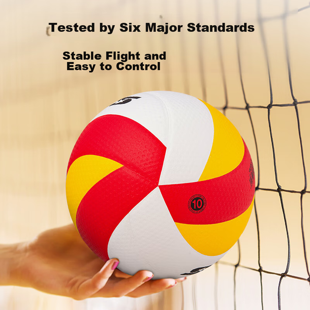 Волейбольный мяч Star Volleyball № 5 для профессиональных соревнований, тренировок и вступительных экзаменов в среднюю школу VB355C-34 - изображение 3