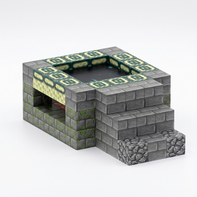 Магнітний конструктор Minecraft Телепортер Ендера 64 деталі тематичний набір кубиків - Фото 1 Магнітний конструктор Minecraft Телепортер Ендера 64 деталі тематичний набір кубиків - зображення 1