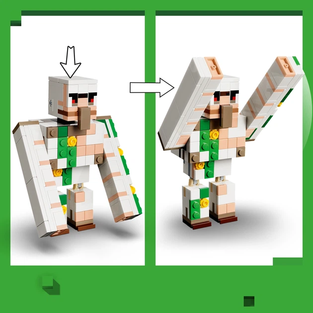 Конструктор LEGO Minecraft Курячий Жокей: атака в пустелі 428 деталей (21592) - зображення 5