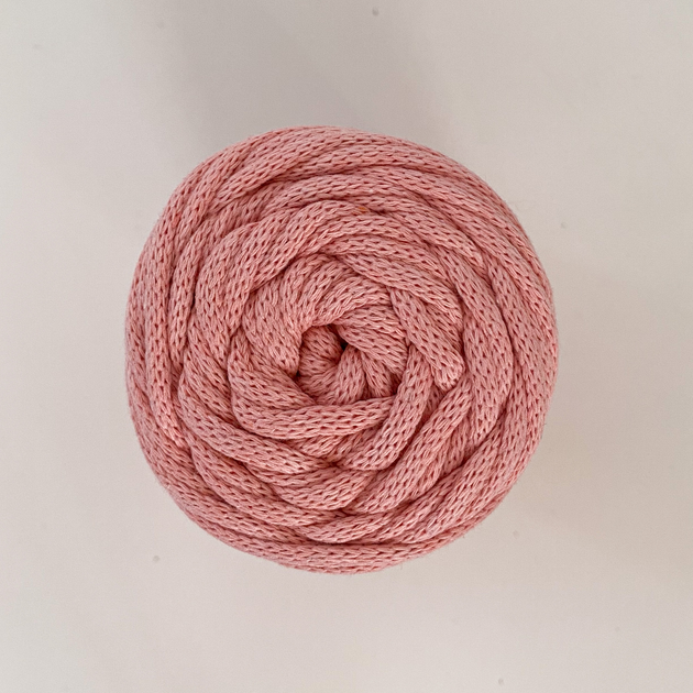 Шнур плетений YarnArt macrame cord персик 3 мм для макраме (№767) - изображение 3