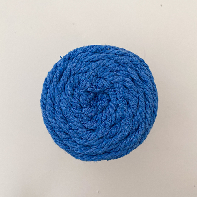 Шнур кручений YarnArt macrame rope 3мм небесний 250г (№786) - изображение 5
