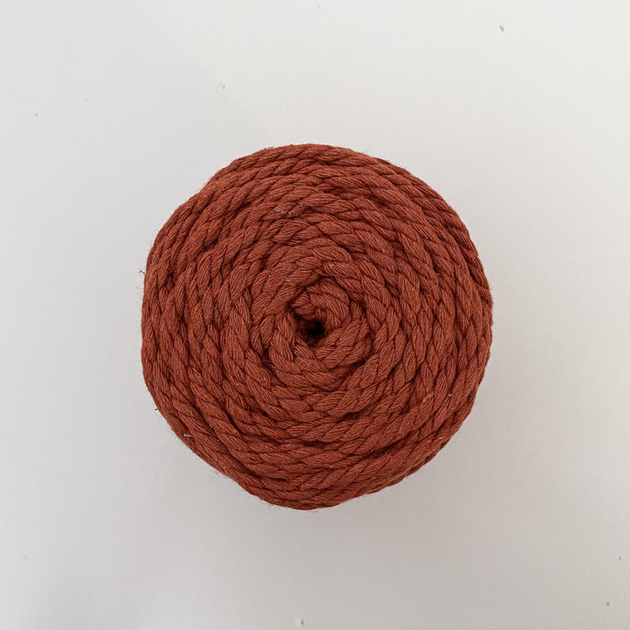 Шнур кручений YarnArt macrame rope 3мм теракот 250г (№785) - изображение 5