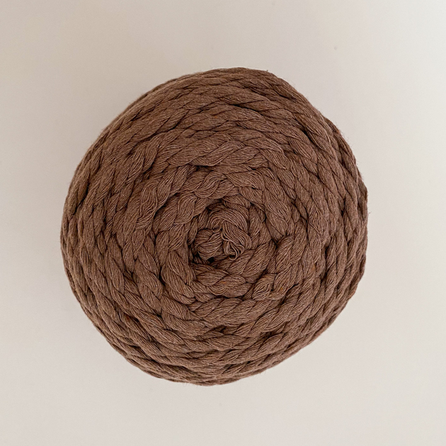 Шнур кручений для макраме YarnArt macrame rope 5мм карамель 500г (№788) - Фото 3 Шнур кручений для макраме YarnArt macrame rope 5мм карамель 500г (№788) - изображение 3