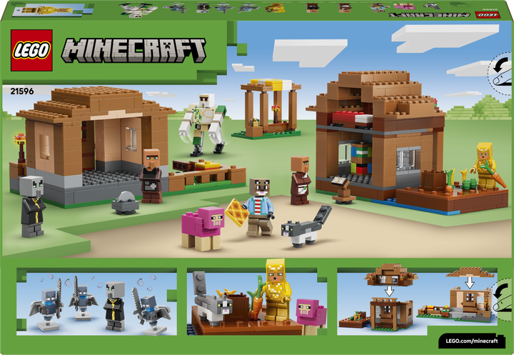 Конструктор LEGO Minecraft Напад викликача на село 607 деталей (21596) - зображення 9