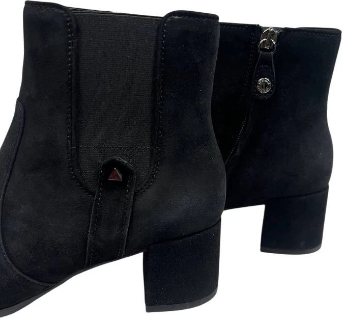 Botki damskie zamszowe Geox D16CBA00021-C9999 36 Czarne (8050036225481) (955555906626948) - Outlet - obraz 3
