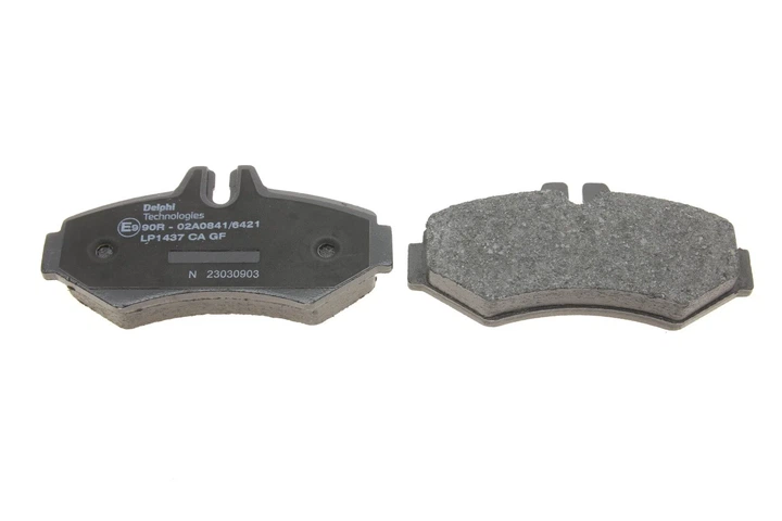 Комплект гальмівних колодок Delphi LP1437 Volkswagen LT; Mercedes Sprinter, G-Class 0004209720, 0004236510, 0034202420 - изображение 3
