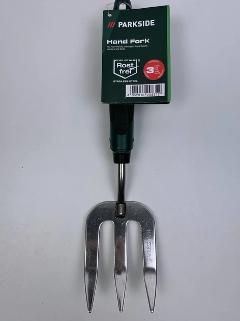 Вилка садовая PARKSIDE Hand Fork ручная из нержавеющей стали - изображение 4