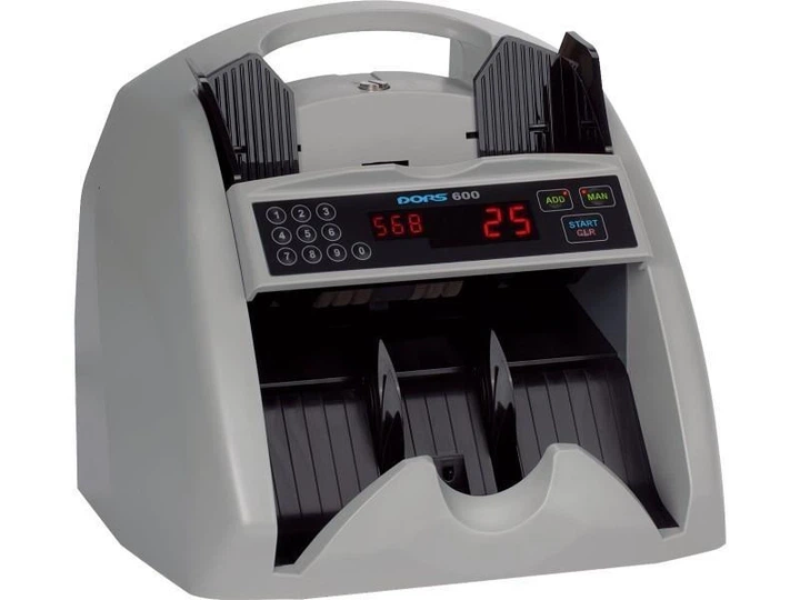 Сортировщик валют Dors 600 UV с УФ-детекцией, машинка для пересчета банкнот С проверкой подлинности денег С детекцией банкнот С сортировкой номинала Скоростной счётчик денег - изображение 3