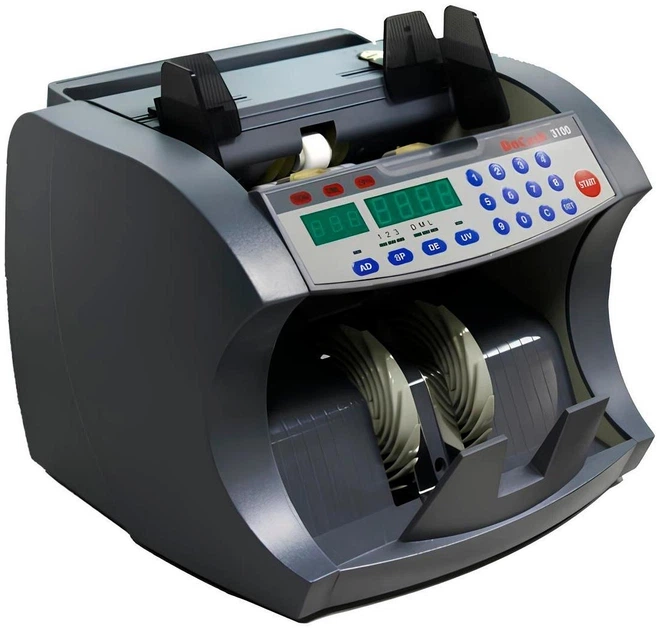 Счетный аппарат для Валют DoCash 3100 SD/UV Проверка Купюр на фальш УФ Детекция Банкнот, с автоматическим стартом подсчёта, Быстрая проверка - Фото 3 Счетный аппарат для Валют DoCash 3100 SD/UV Проверка Купюр на фальш УФ Детекция Банкнот, с автоматическим стартом подсчёта, Быстрая проверка - изображение 3