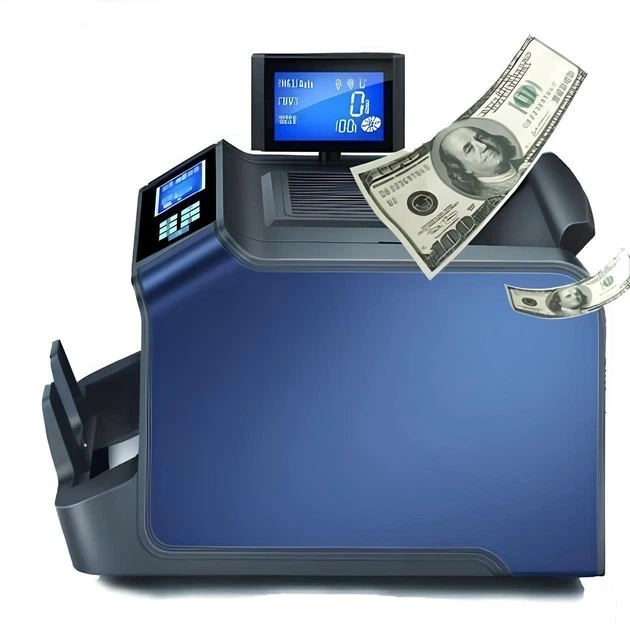Счётная машинка Bill Counter 888-RPO — аппарат для пересчета купюр с MG/UV детекцией, с сортировкой номинала, Профессиональный - изображение 3