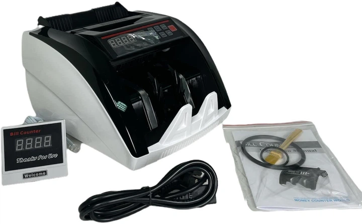 Счётчик банкнот BILL COUNTER-PRO 5800 2025 UV/MG, профессиональная машинка для купюр с УФ и магнитной детекцией подлинности - изображение 3