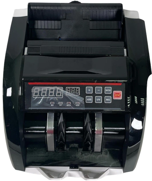 Счётчик банкнот BILL COUNTER-PRO 5800 2025 UV/MG, профессиональная машинка для купюр с УФ и магнитной детекцией подлинности - изображение 2