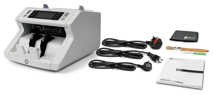 Счетчик валют Safescan 2210 с УФ и МГ | Автоматическая машинка для пересчета банкнот с детекцией подлинности С сортировкой номинала Скоростной счётчик денег - Фото 5 Счетчик валют Safescan 2210 с УФ и МГ | Автоматическая машинка для пересчета банкнот с детекцией подлинности С сортировкой номинала Скоростной счётчик денег - изображение 5