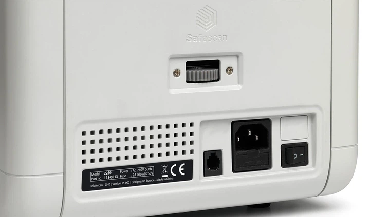 Счетный аппарат Safescan 2250 – Сортировочная машинка для денег с функцией проверки купюр Профессиональный детектор валют С детекцией банкнот С сортировкой номинала - изображение 2