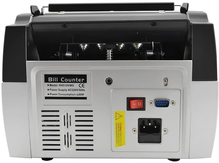 Счетчик купюр Bill Counter 9003 UV MG Аппарат для проверки банкнот с УФ и МГ детекцией Профессиональный детектор валют Счётная машинка - Фото 4 Счетчик купюр Bill Counter 9003 UV MG Аппарат для проверки банкнот с УФ и МГ детекцией Профессиональный детектор валют Счётная машинка - изображение 4