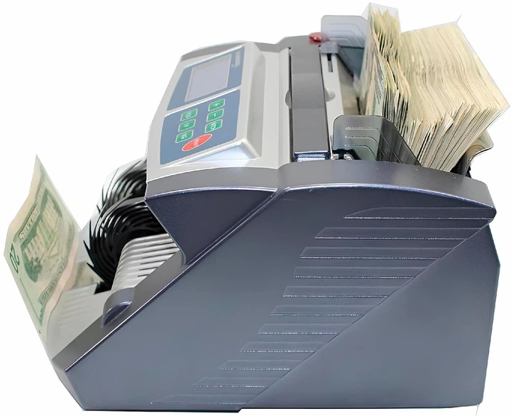 Счетчик денег AccuBANKER AB1100 PLUS с UV и MG проверкой Банкнот Купюр Валют С функцией детекции подделок - Фото 2 Счетчик денег AccuBANKER AB1100 PLUS с UV и MG проверкой Банкнот Купюр Валют С функцией детекции подделок - изображение 2