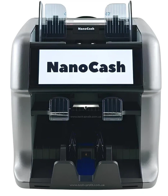 Мультивалютная счётная машинка NanoCash PRO MAX – с функцией детекции подделок, с автоматическим стартом подсчёта, с сортировкой номинала - Фото 4 Мультивалютная счётная машинка NanoCash PRO MAX – с функцией детекции подделок, с автоматическим стартом подсчёта, с сортировкой номинала - изображение 4