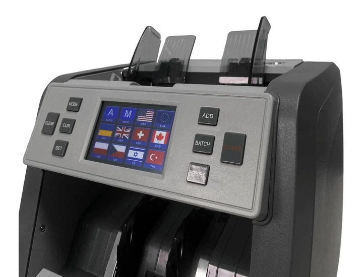 Счетчик банкнот Counter Pro EC900 – профессиональный аппарат для пересчета валют и проверки купюр на подлинность и мультивалютность. - Фото 3 Счетчик банкнот Counter Pro EC900 – профессиональный аппарат для пересчета валют и проверки купюр на подлинность и мультивалютность. - изображение 3