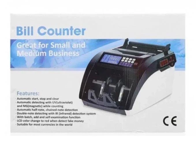 Счетчик купюр Bill Counter AL-6100A — мультивалютная машинка для банкнот с детекцией валют С автоматическим стартом подсчёта - изображение 5