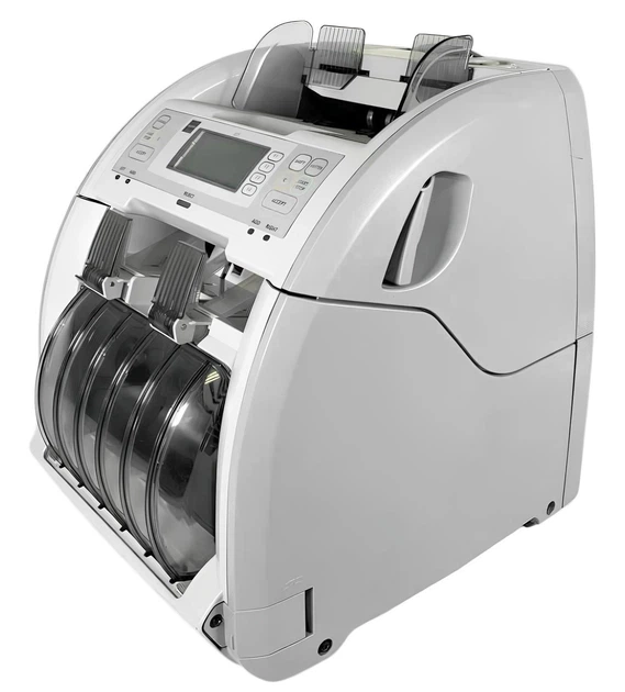 Счетчик-сортировщик банкнот GLORY GFS-120 с проверкой подлинности, Мультивалютный, Двустороннее сканирование и сортировка по номиналу - Фото 5 Счетчик-сортировщик банкнот GLORY GFS-120 с проверкой подлинности, Мультивалютный, Двустороннее сканирование и сортировка по номиналу - изображение 5