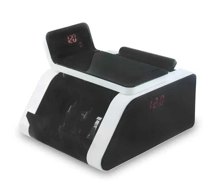 Счётная машинка Bill Counter 6600 MG/UV 2025 Белая с мультивалютной поддержкой и проверкой подлинности банкнот, с УФ детекцией, с автоматическим стартом пересчета - изображение 3