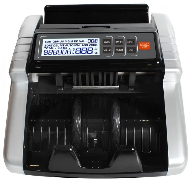 Bill Counter AL-1000 — Профессиональный счетчик банкнот с Функцией пакетного счета, Суммированием и Детекцией подлинности купюр (UV, MG, MT, IR, DD), Аппарат для пересчета и Проверки валют - Фото 5 Bill Counter AL-1000 — Профессиональный счетчик банкнот с Функцией пакетного счета, Суммированием и Детекцией подлинности купюр (UV, MG, MT, IR, DD), Аппарат для пересчета и Проверки валют - изображение 5