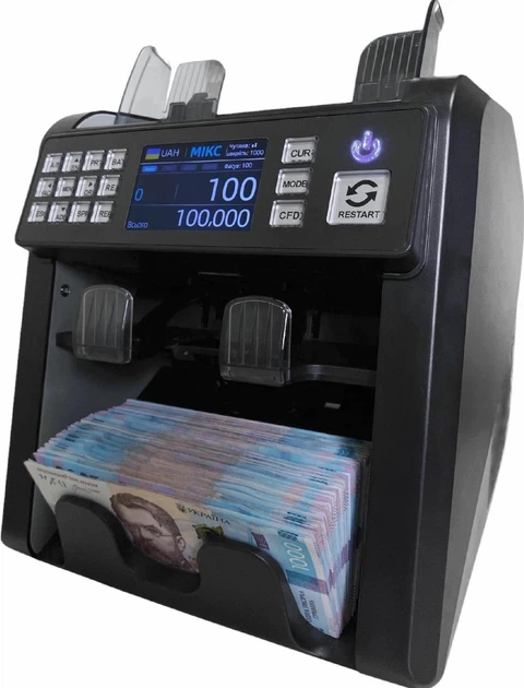 Сортировщик валют MULTI COUNTER PRO 952A MAX VERSION 2024 профессиональная счетная машинка купюр с детекцией ИК / УФ / МГ Сортировщик банкнот - изображение 3