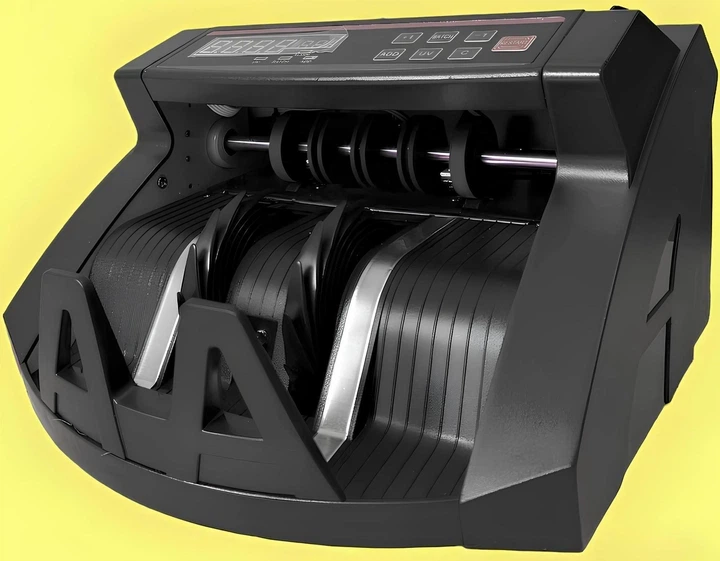 Счетчик валют COUNTER PRO-100 UV тихий сортировщик банкнот с УФ-детекцией, 1000 купюр/мин Скоростной счётчик денег С сортировкой номинала - изображение 4
