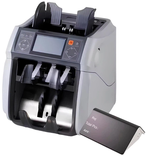GERMAN HT-9100 Super Fitness – автоматический мультивалютный счетчик банкнот с определением ветхих купюр, детекция подлинности и сортировка денег - изображение 2