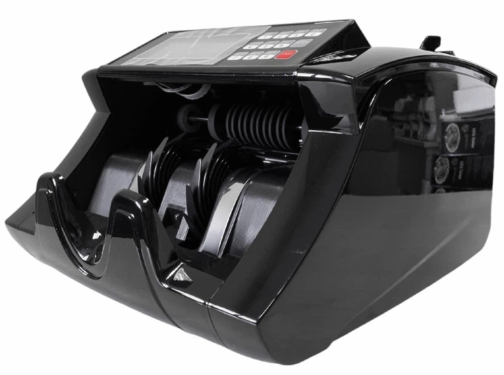 Счетная машинка банкнот Multi Counter Pro 2024 Black | Счетчик купюр с детекцией денег, с автоматическим стартом подсчёта, с сортировкой номинала - Фото 5 Счетная машинка банкнот Multi Counter Pro 2024 Black | Счетчик купюр с детекцией денег, с автоматическим стартом подсчёта, с сортировкой номинала - изображение 5