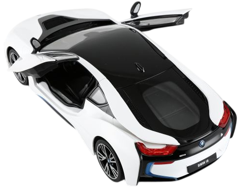 Samochód zdalnie sterowany Rastar BMW i8 drzwi otwierane manualnie 1:14 71010 (6930751308466) - Zdjęcie 2 Samochód zdalnie sterowany Rastar BMW i8 drzwi otwierane manualnie 1:14 71010 (6930751308466) - obraz 2